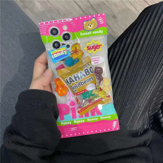 Kawaii Gummy Bears iPhone Case with Holder - KAWAII LULU