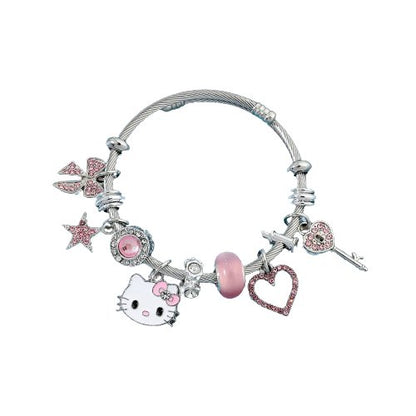 Kawaii Hello Kitty Bangle Bracelet - KAWAII LULU