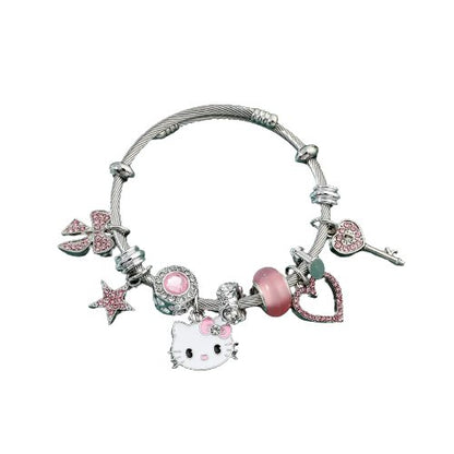 Kawaii Hello Kitty Bangle Bracelet - KAWAII LULU