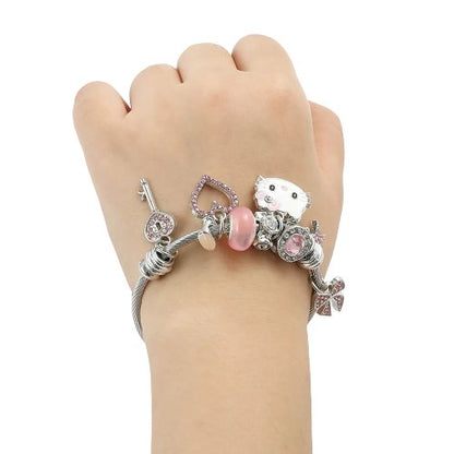 Kawaii Hello Kitty Bangle Bracelet - KAWAII LULU