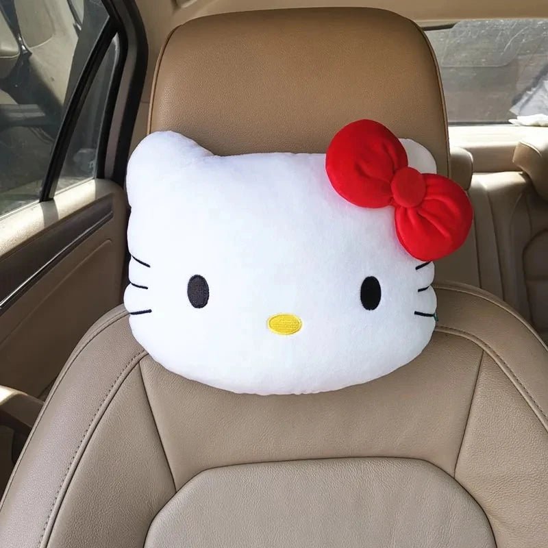 Kawaii Hello Kitty Car Seat Neck Pillow - KAWAII LULU