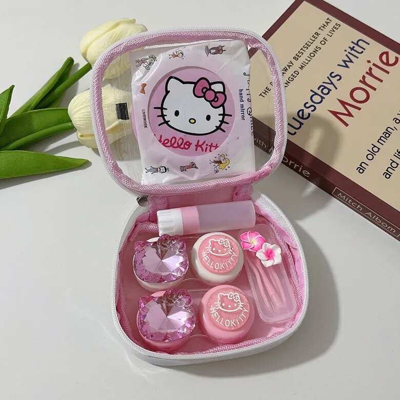 Kawaii Hello Kitty Contact Lenses Case - KAWAII LULU