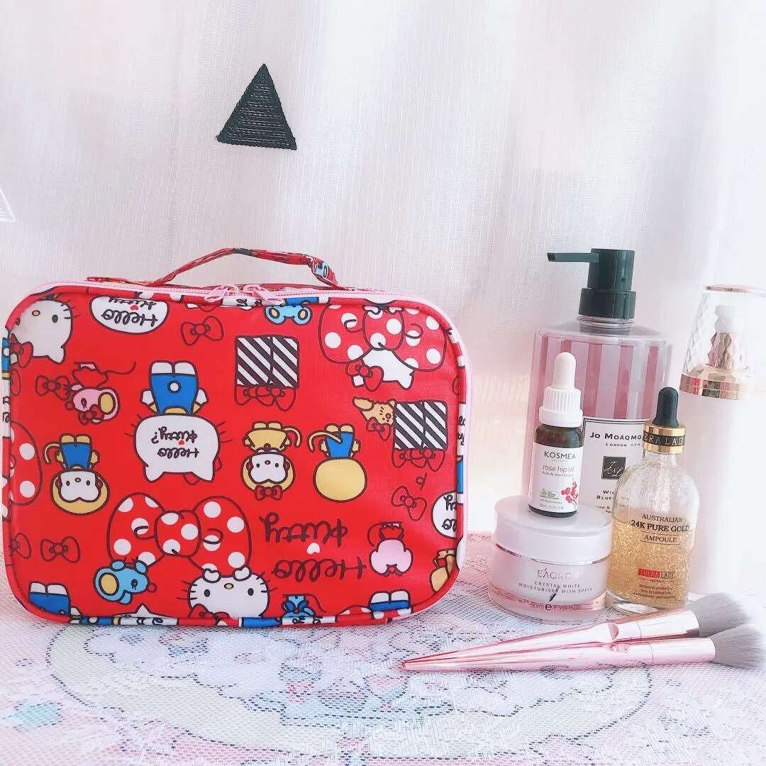 Kawaii Hello Kitty Cosmetic Bag - KAWAII LULU