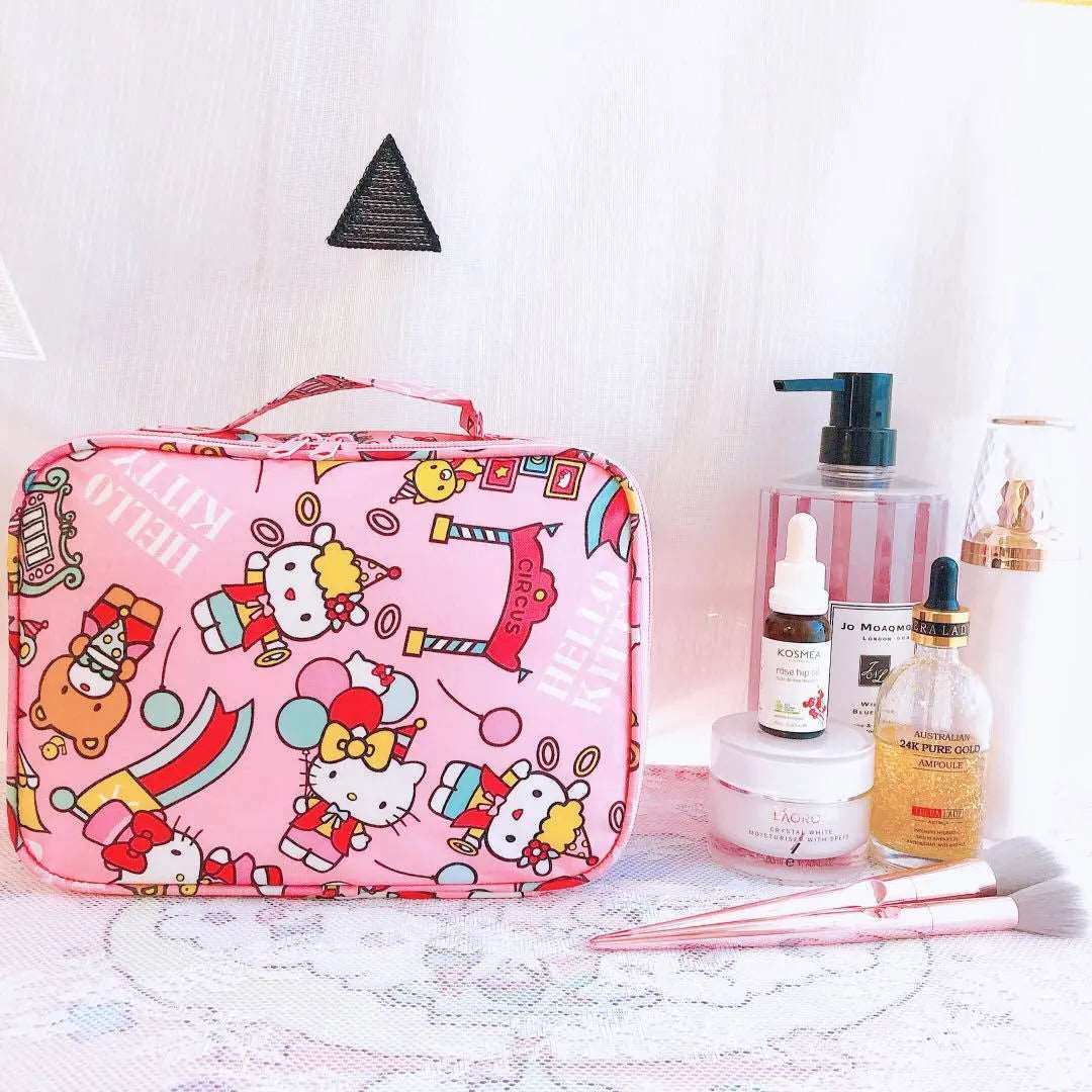 Kawaii Hello Kitty Cosmetic Bag - KAWAII LULU