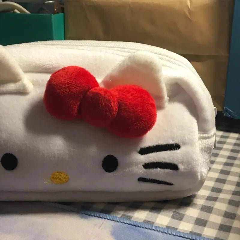 Cosmetic Bag Plush Hello Kitty