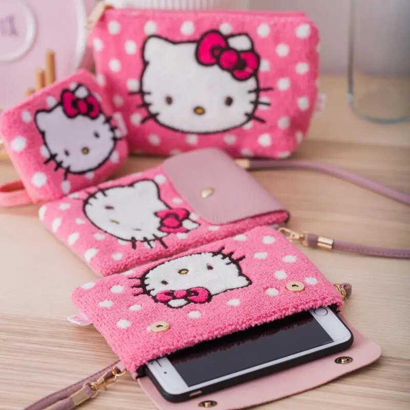 Kawaii Hello Kitty Crossbody Bag & Coin Purse - KAWAII LULU