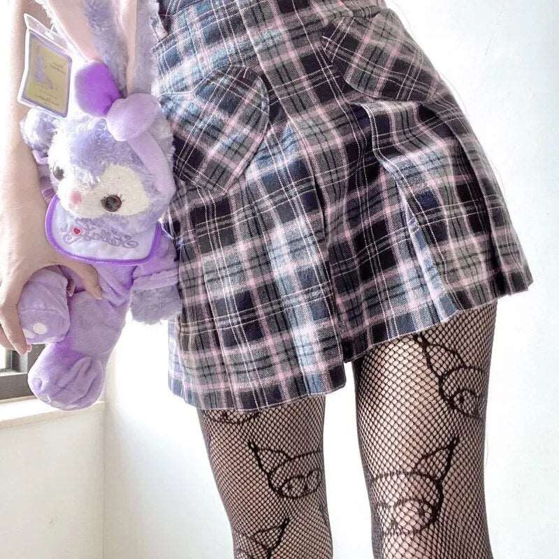 Kawaii Hello Kitty Fishnet Tights - KAWAII LULU