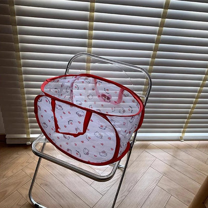 Kawaii Hello Kitty Foldable Laundry Basket - KAWAII LULU