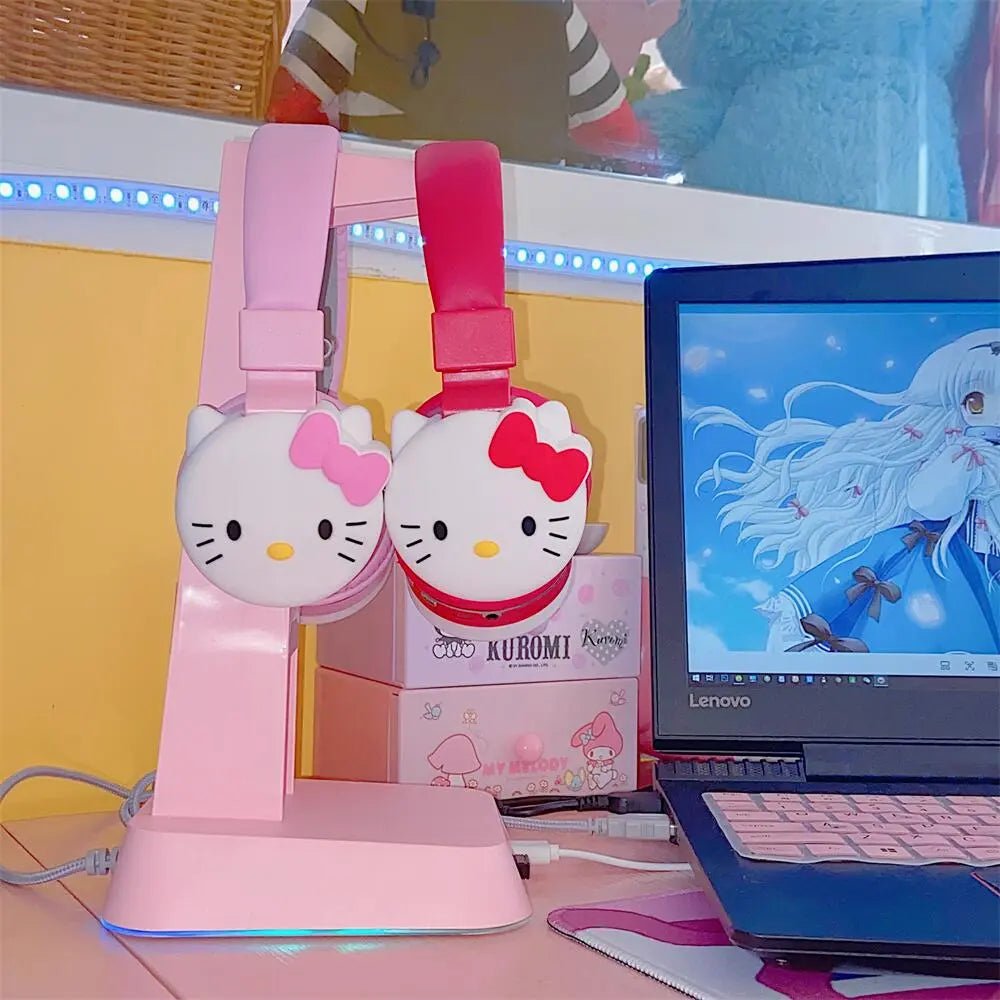 Kawaii Hello Kitty Headphones - KAWAII LULU