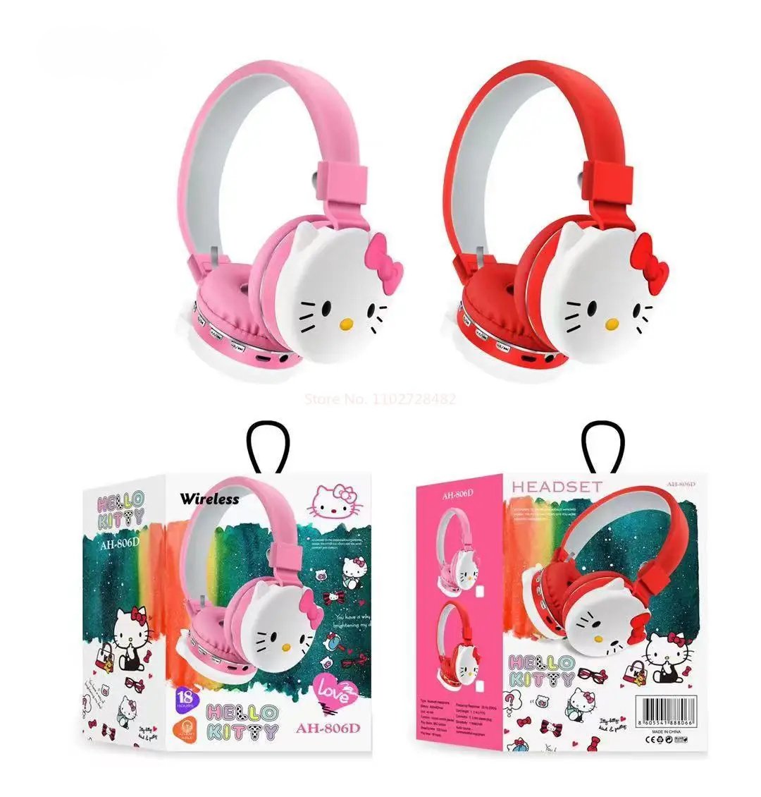 Kawaii Hello Kitty Headphones - KAWAII LULU