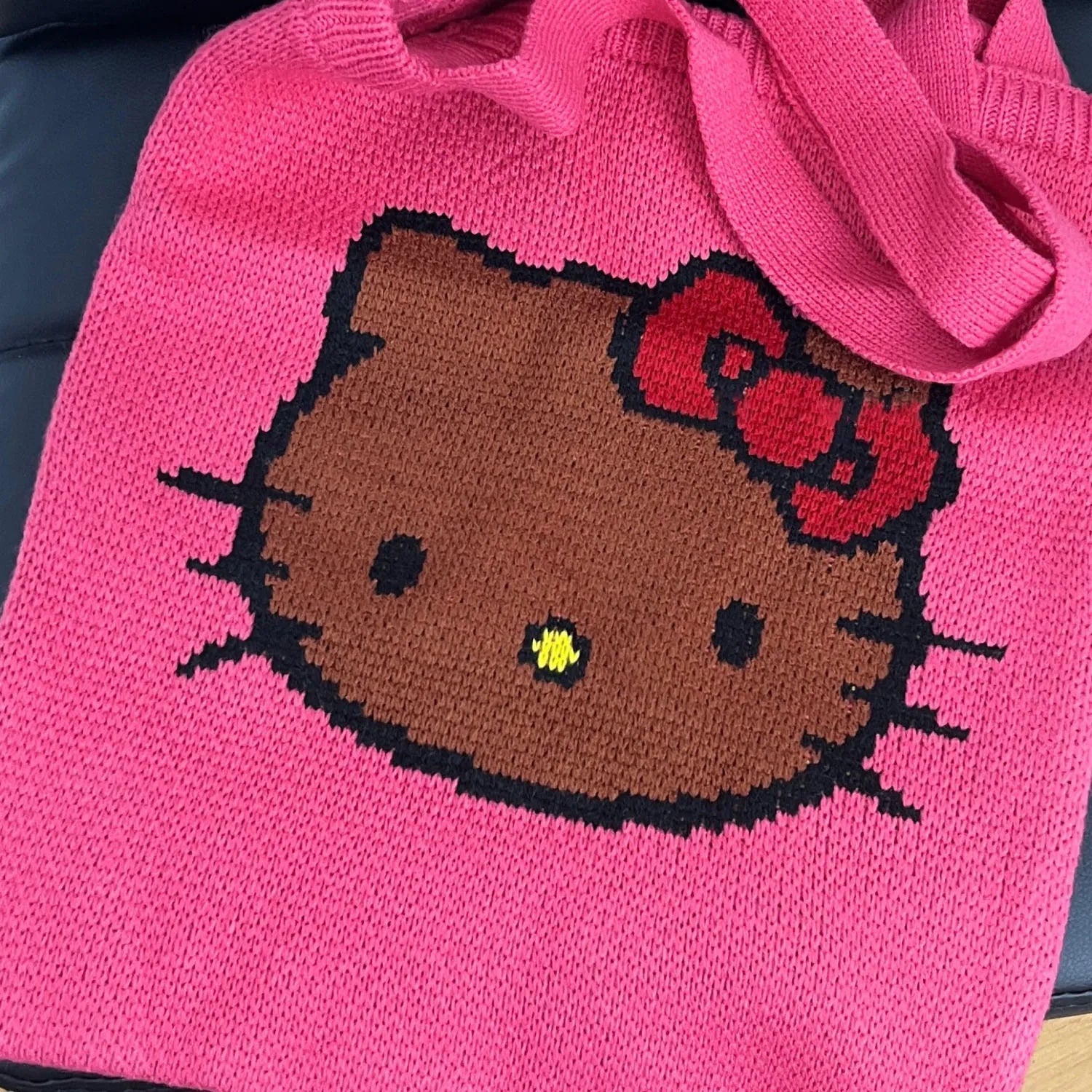 Kawaii Hello Kitty Knitted Bag - KAWAII LULU