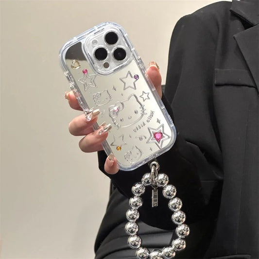 Kawaii Hello Kitty Mirror iPhone Case - KAWAII LULU
