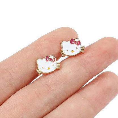 Kawaii Hello Kitty Necklace & Earrings Set - KAWAII LULU