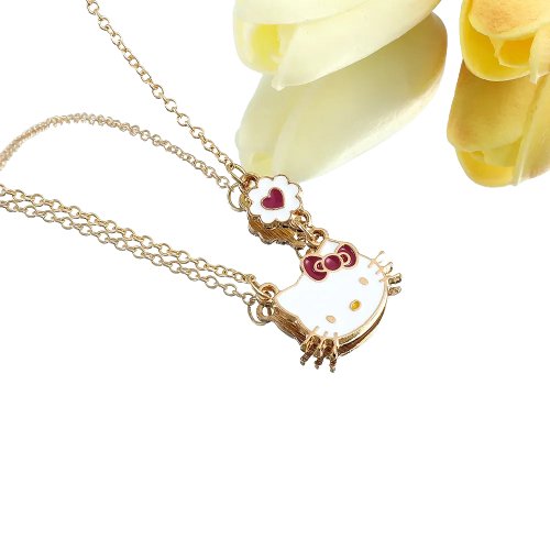 Girls Kids Children Hello Kitty Pink Necklace Earrings Bracelet Accessory  Set | eBay
