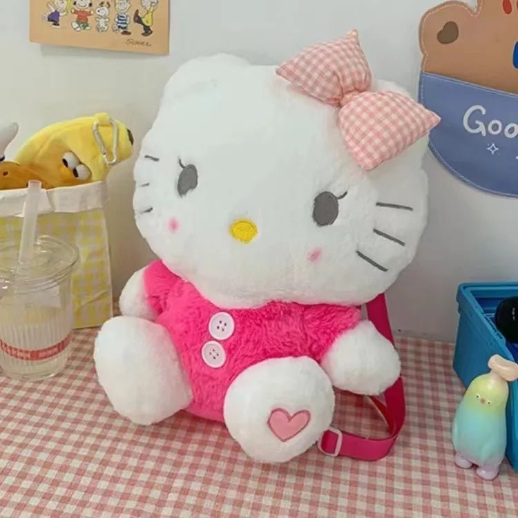 Kawaii Hello Kitty Plush Doll Backpack - KAWAII LULU
