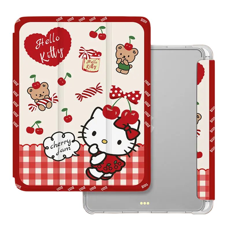 Kawaii Hello Kitty Red iPad Case - KAWAII LULU