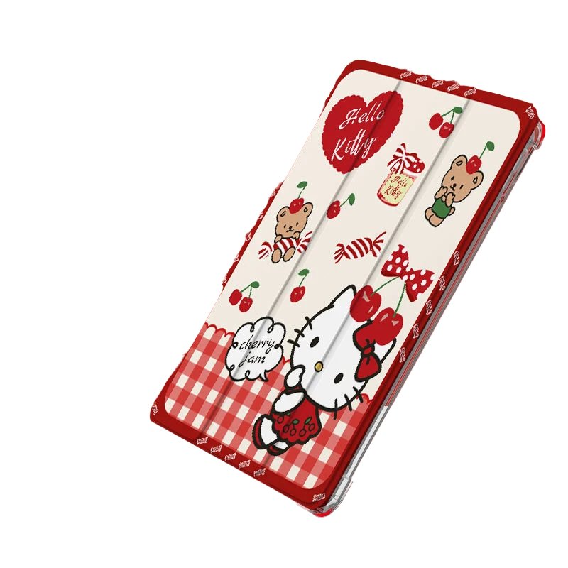 Kawaii Hello Kitty Red iPad Case - KAWAII LULU