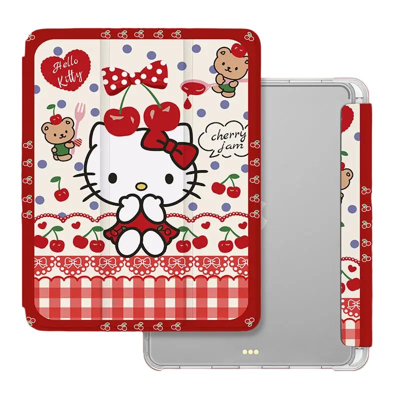 Kawaii Hello Kitty Red iPad Case - KAWAII LULU