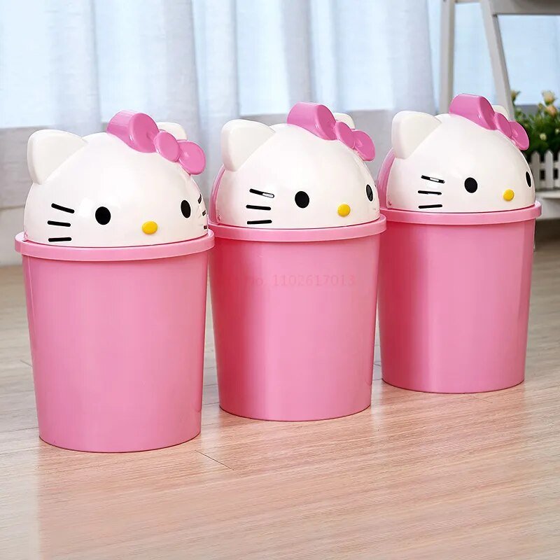 Kawaii Hello Kitty Trash Can - KAWAII LULU