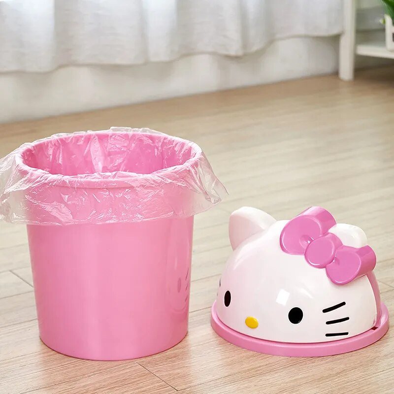 Kawaii Hello Kitty Trash Can - KAWAII LULU