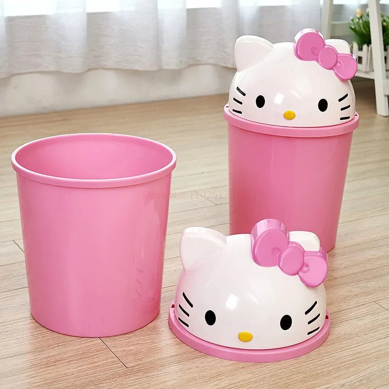 Kawaii Hello Kitty Trash Can - KAWAII LULU