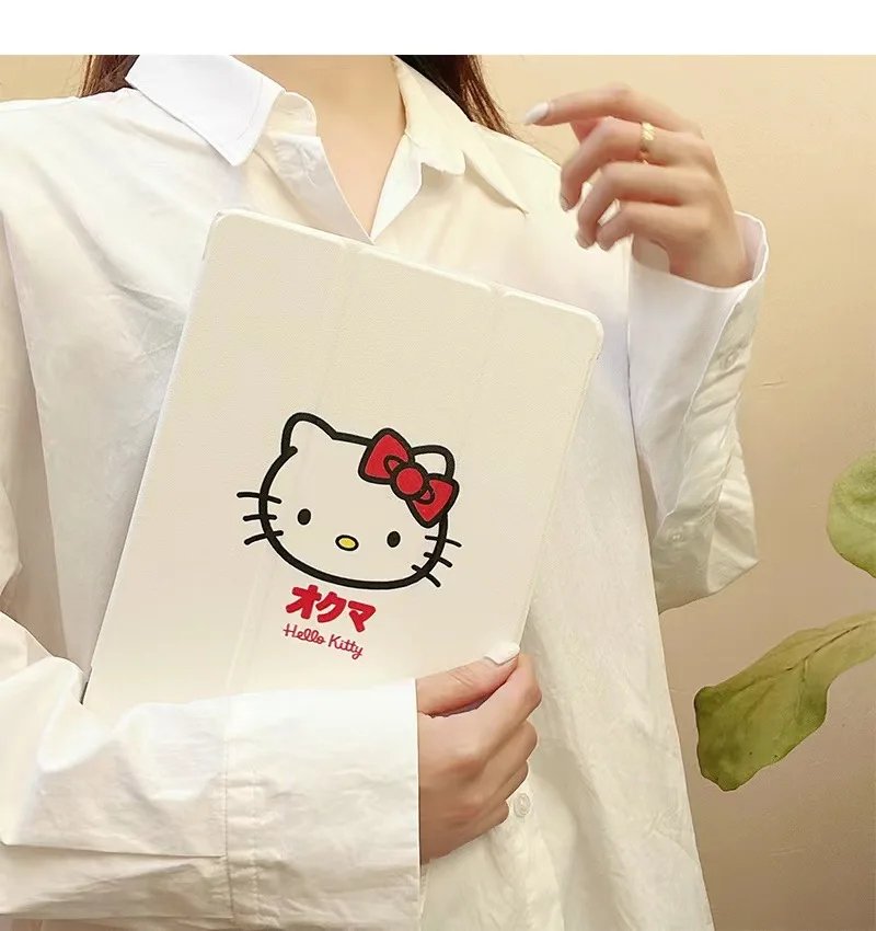 Kawaii Hello Kitty White iPad with Pen Slot - KAWAII LULU