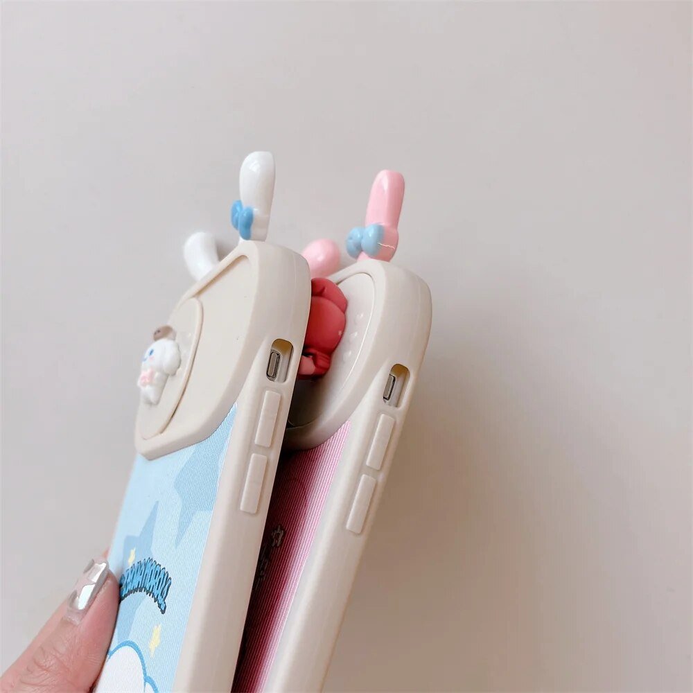 Kawaii iPhone Case (Cinnamoroll & My Melody) - KAWAII LULU