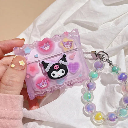 Kawaii Kuromi AirPods Case with Bracelet - KAWAII LULU