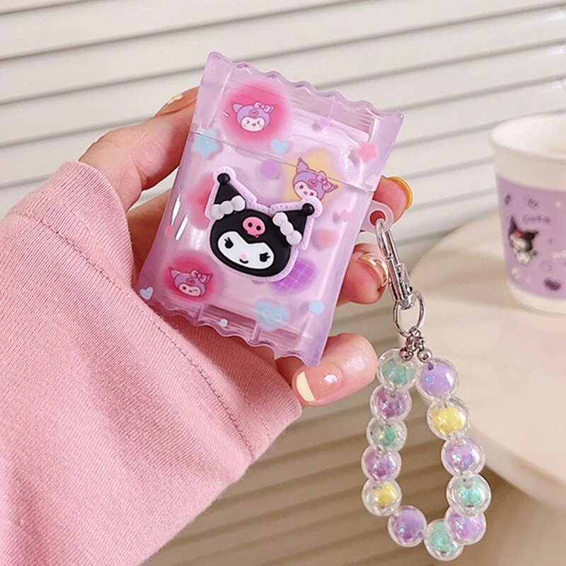 Kawaii Kuromi AirPods Case with Bracelet - KAWAII LULU