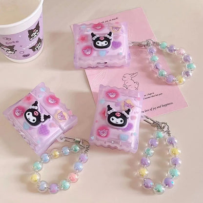 Kawaii Kuromi AirPods Case with Bracelet - KAWAII LULU