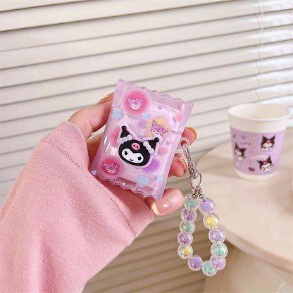 Kawaii Kuromi AirPods Case with Bracelet - KAWAII LULU