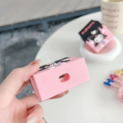 Kawaii Kuromi Milk Pack AirPods Case - KAWAII LULU