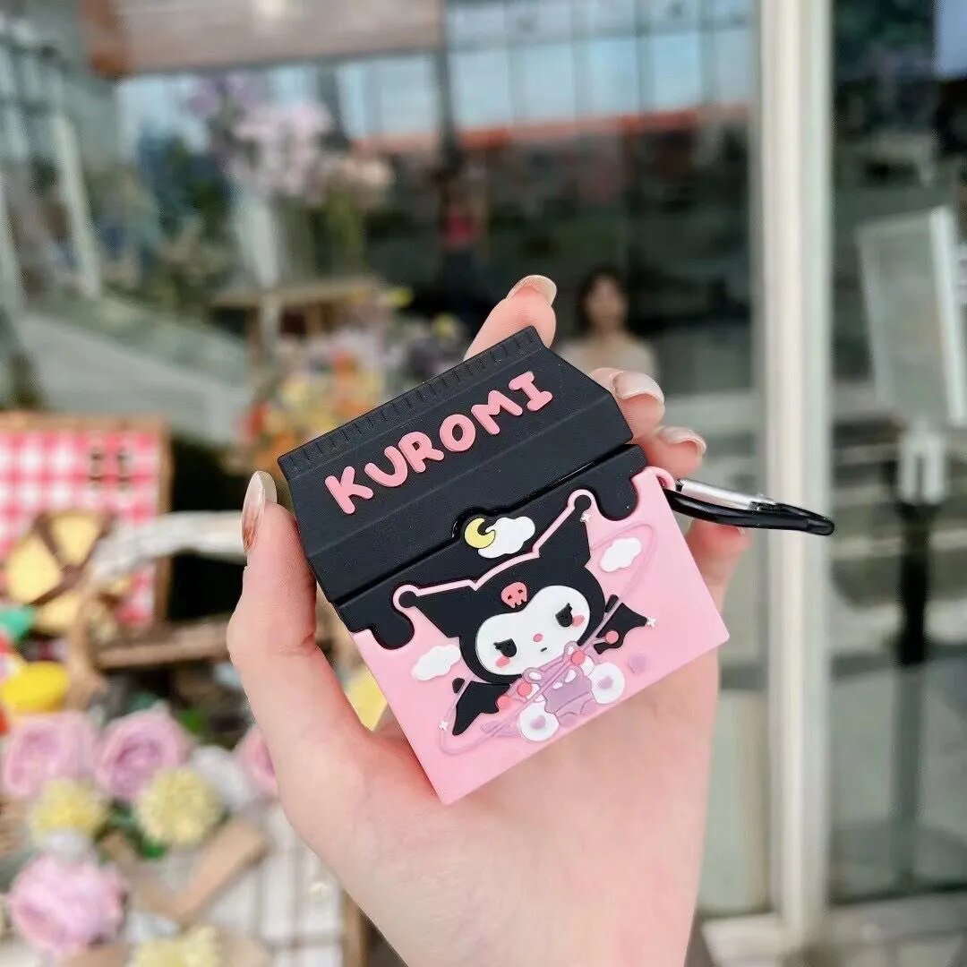 Kawaii Kuromi Milk Pack AirPods Case - KAWAII LULU