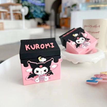 Kawaii Kuromi Milk Pack AirPods Case - KAWAII LULU