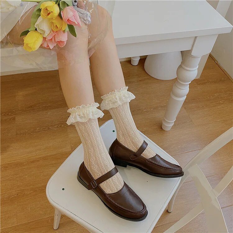 Kawaii Lace Socks - KAWAII LULU