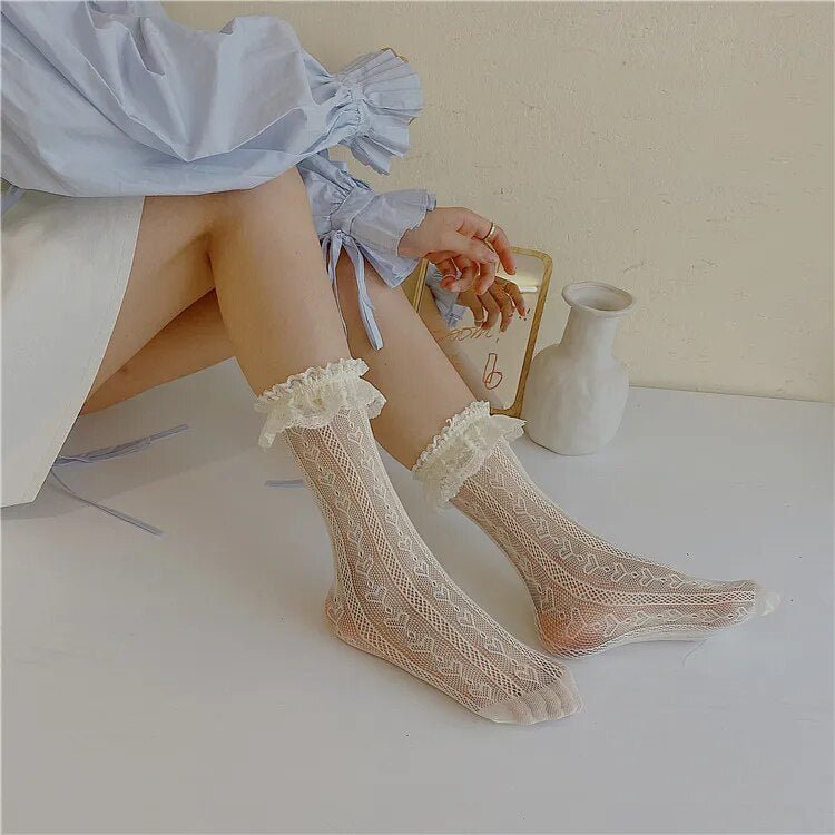 Kawaii Lace Socks - KAWAII LULU