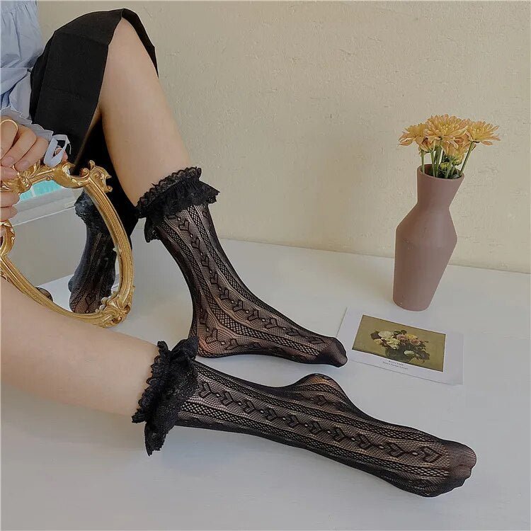 Kawaii Lace Socks - KAWAII LULU