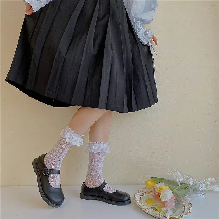 Kawaii Lace Socks - KAWAII LULU