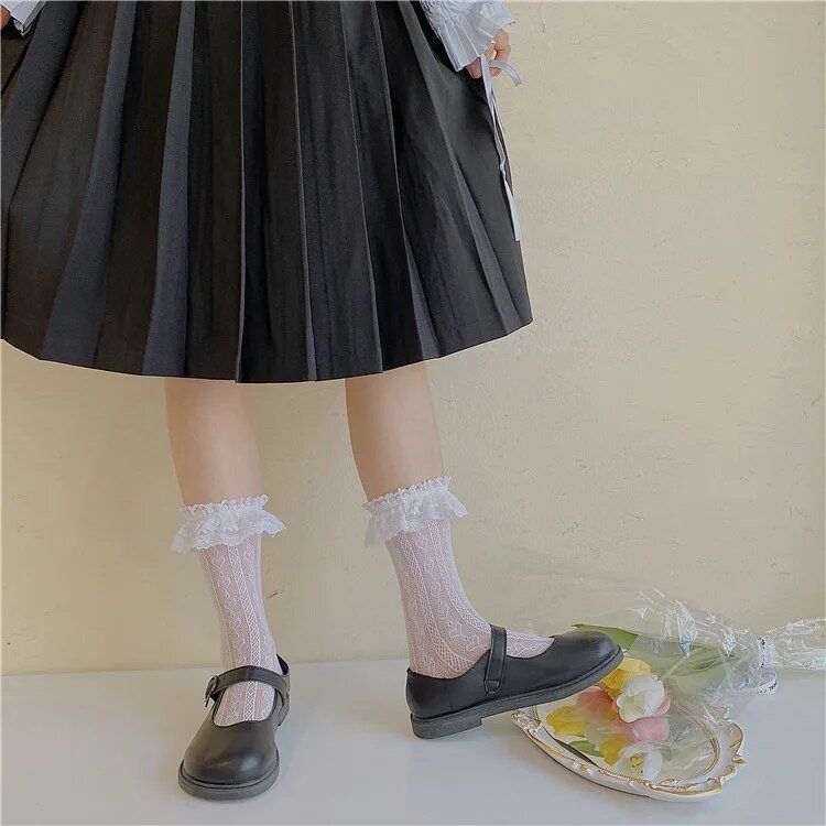 Kawaii Lace Socks - KAWAII LULU