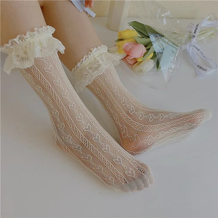 Kawaii Lace Socks - KAWAII LULU