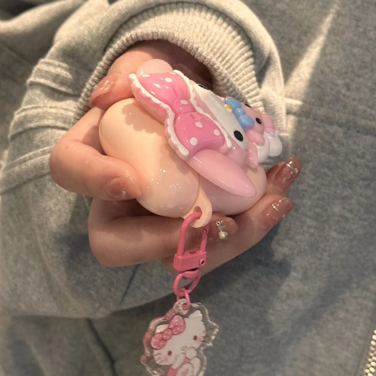 Kawaii My Melody AirPods Case with 3D Doll - KAWAII LULU