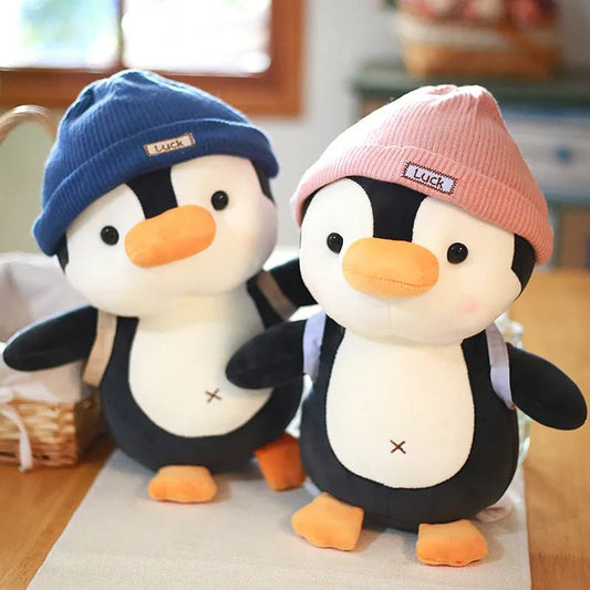 Kawaii Penguin Plush with Beanie - KAWAII LULU