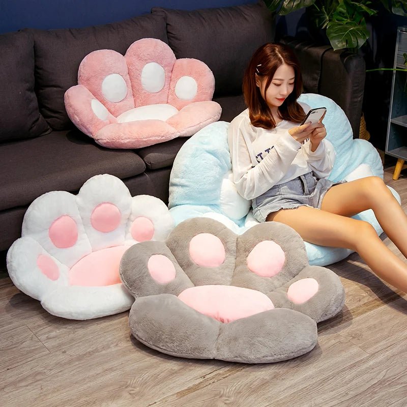 Kawaii Plush Bear Paw Cushion - KAWAII LULU