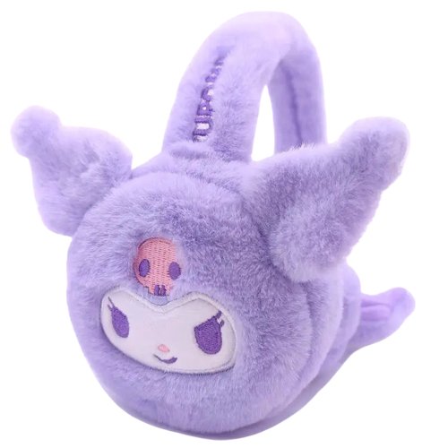 Kawaii Plush Earmuffs (Kuromi & My Melody) - KAWAII LULU