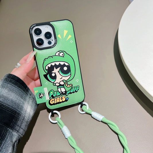 Kawaii Powerpuff Girls iPhone Case with Lanyard - KAWAII LULU