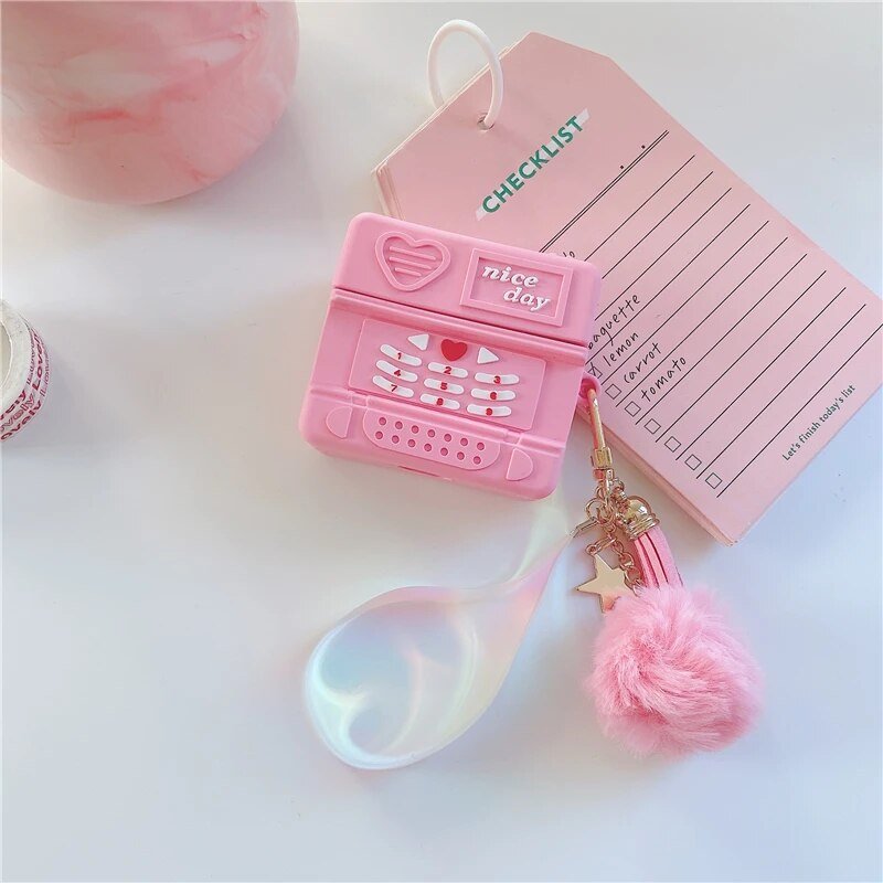 Kawaii Retro Mobile Phone AirPods Case - KAWAII LULU