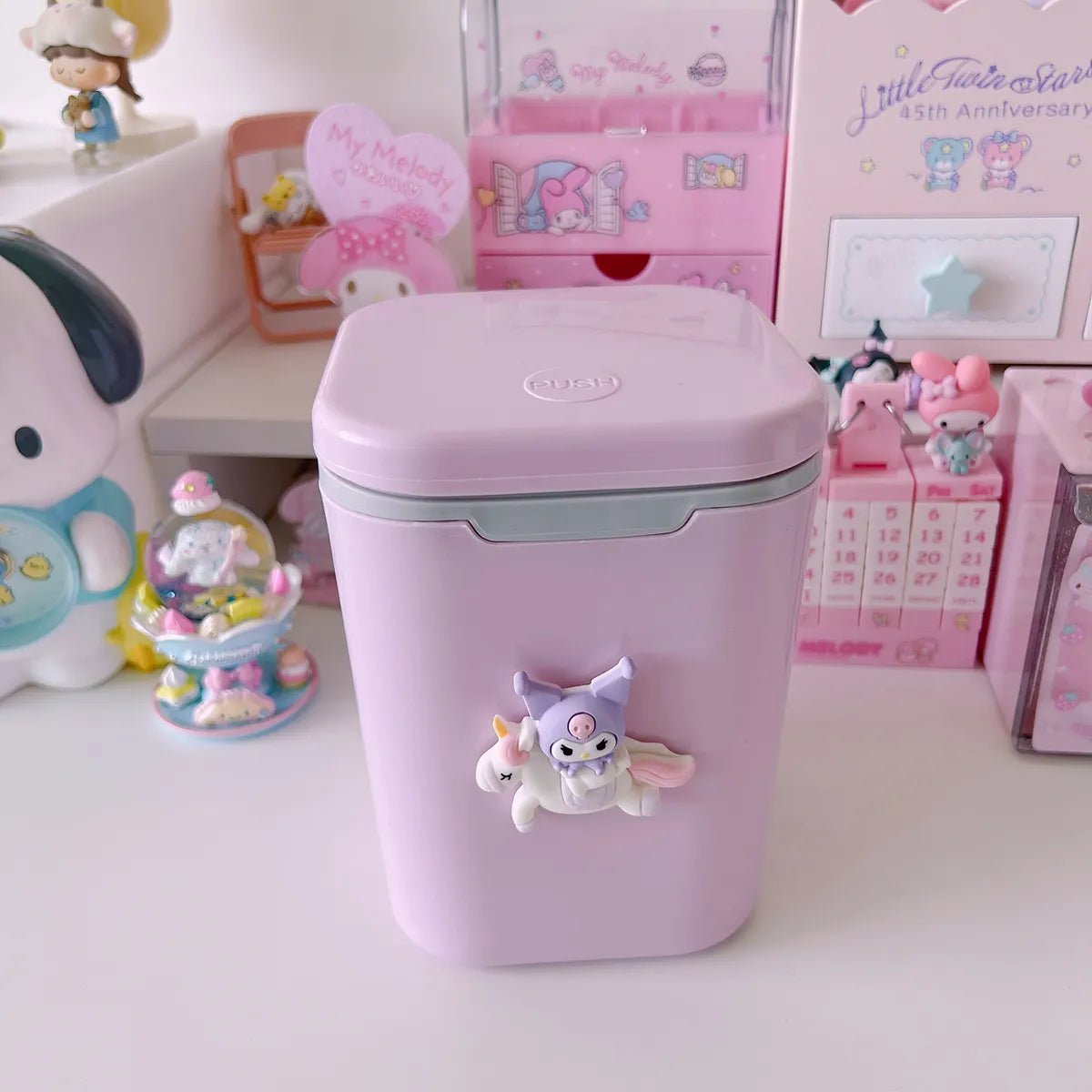 Kawaii Sanrio Desktop Trash Can - KAWAII LULU