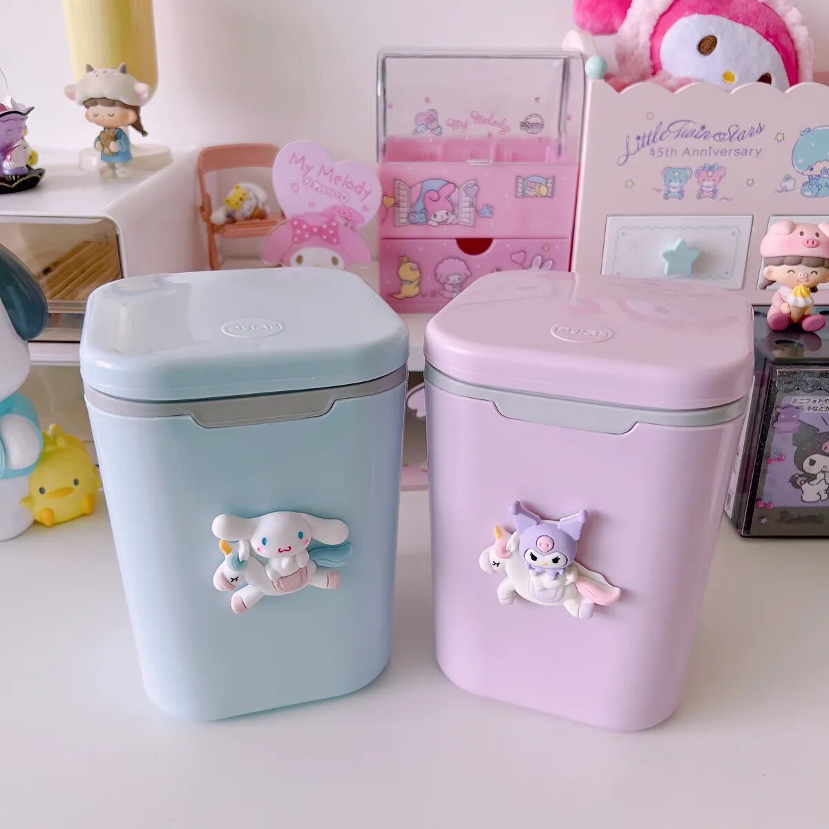 Kawaii Sanrio Desktop Trash Can - KAWAII LULU