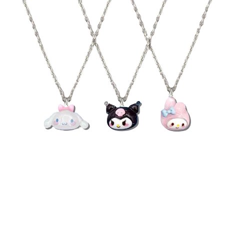 Kawaii Hello Kitty Necklace (Black & White)