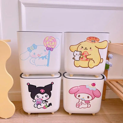 Kawaii Short-Legged Sanrio Trash Can - KAWAII LULU